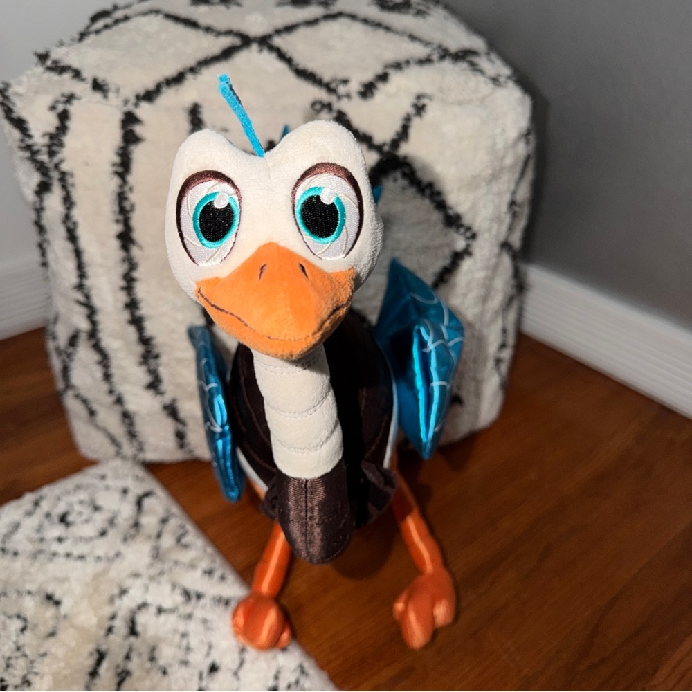 Disney Store Miles Tomorrowland Plush Stork Bird Disney Junior Stuffed Animal